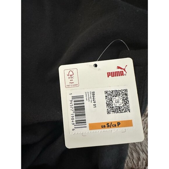 Puma Essentials Logo Crew Neck Short Sleeve T-Shirt Mens Black Size S 586449 New - Picture 14 of 14